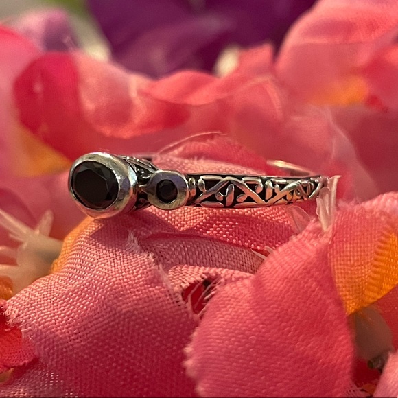 🖤SOLD🖤 Silpada Little Black Dress Cubic Zirconia Sterling Silver R2398 - Picture 6 of 16